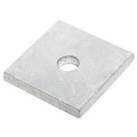 TITAN FASTENERS Square Washer, Steel, Galvanized Finish BMN10